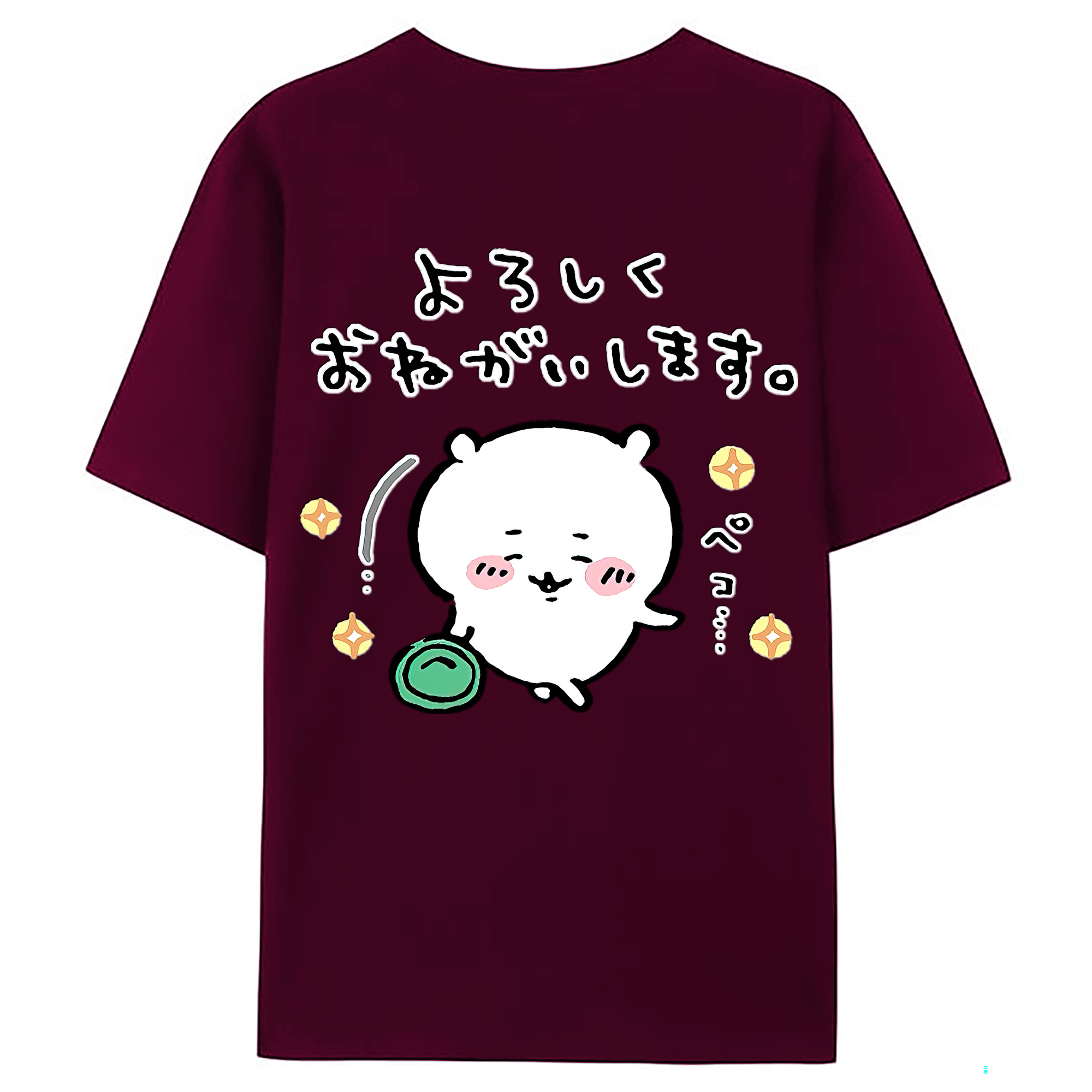 （画像用） ちいかわ ちいかわ Chii-kawa chiikawa レディース半袖Tシャツ(バックプリント)